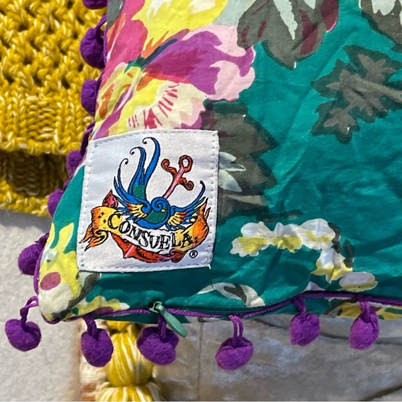 Rare Consuela shabby chic throw pillow 20” - Picture 5 of 9